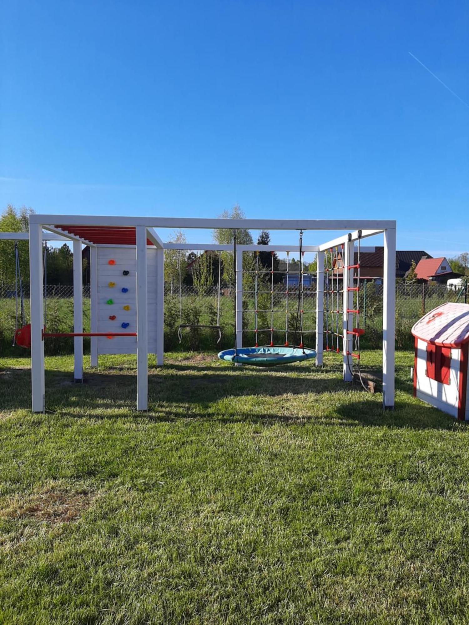 Osada Szwedzka Domek Plus Rusinowo (Slawno) Exterior foto